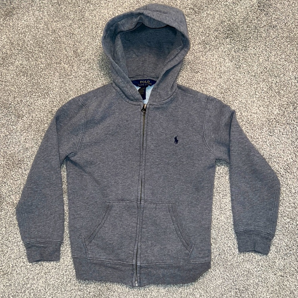 Polo Ralph Lauren zip up hoodie size 7 🤍